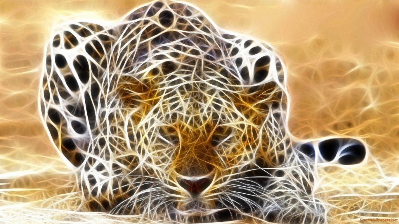 Jaguar 3D Render Fantasy wallpapers