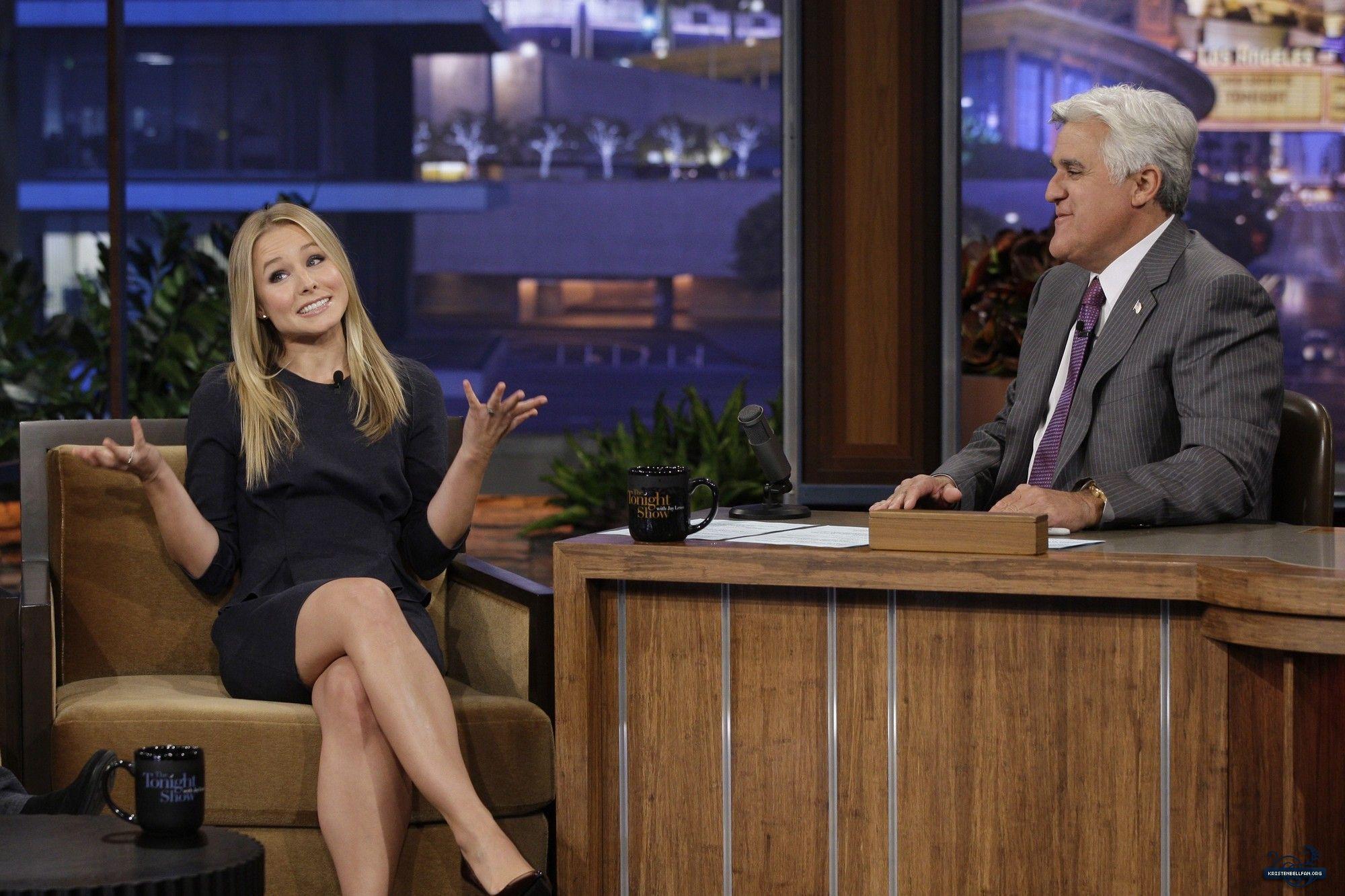 Kristen Bell image The Tonight Show with Jay Leno HD wallpapers and