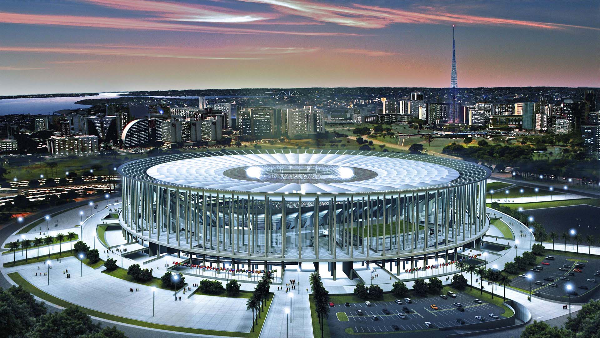 Full HD Wallpapers estadio nacional de brasilia aerial view