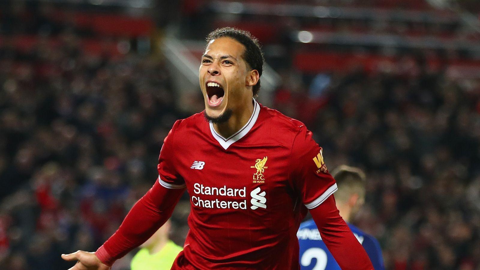 Virgil Van Dijk gets Liverpool’s defence to calm down