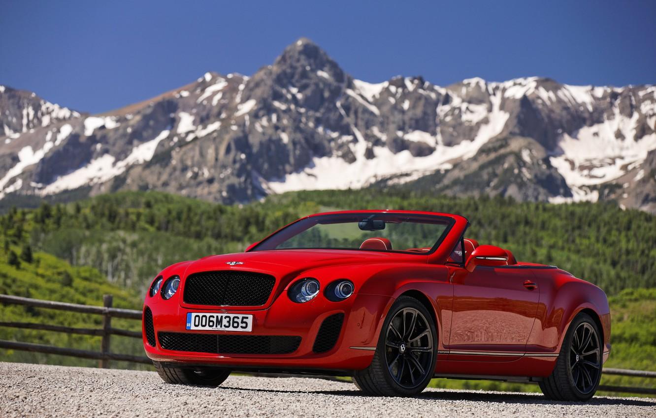 Wallpapers mountains, red, Bentley image for desktop, section