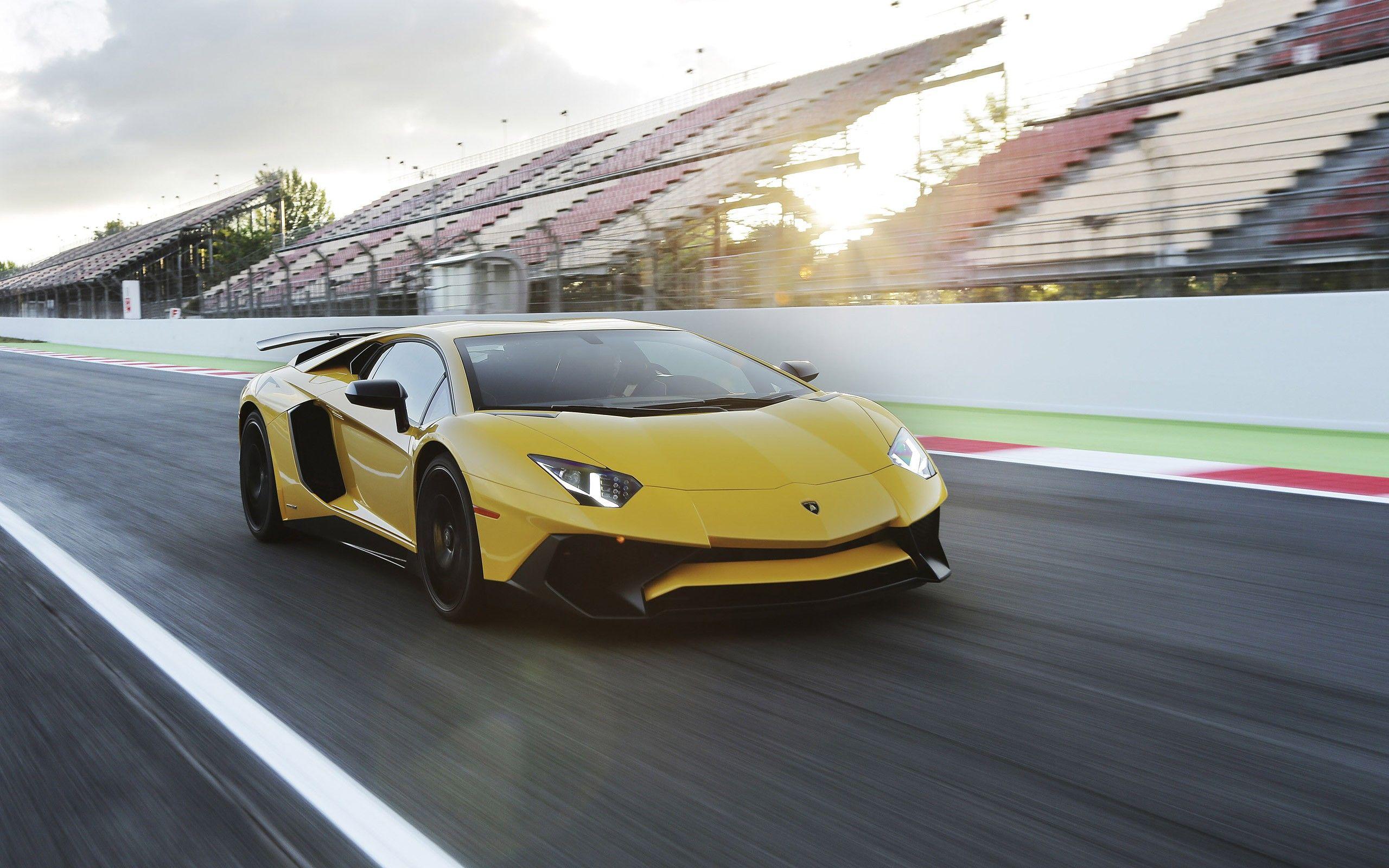 lamborghini aventador lp750 4 sv car race tracks motion blur