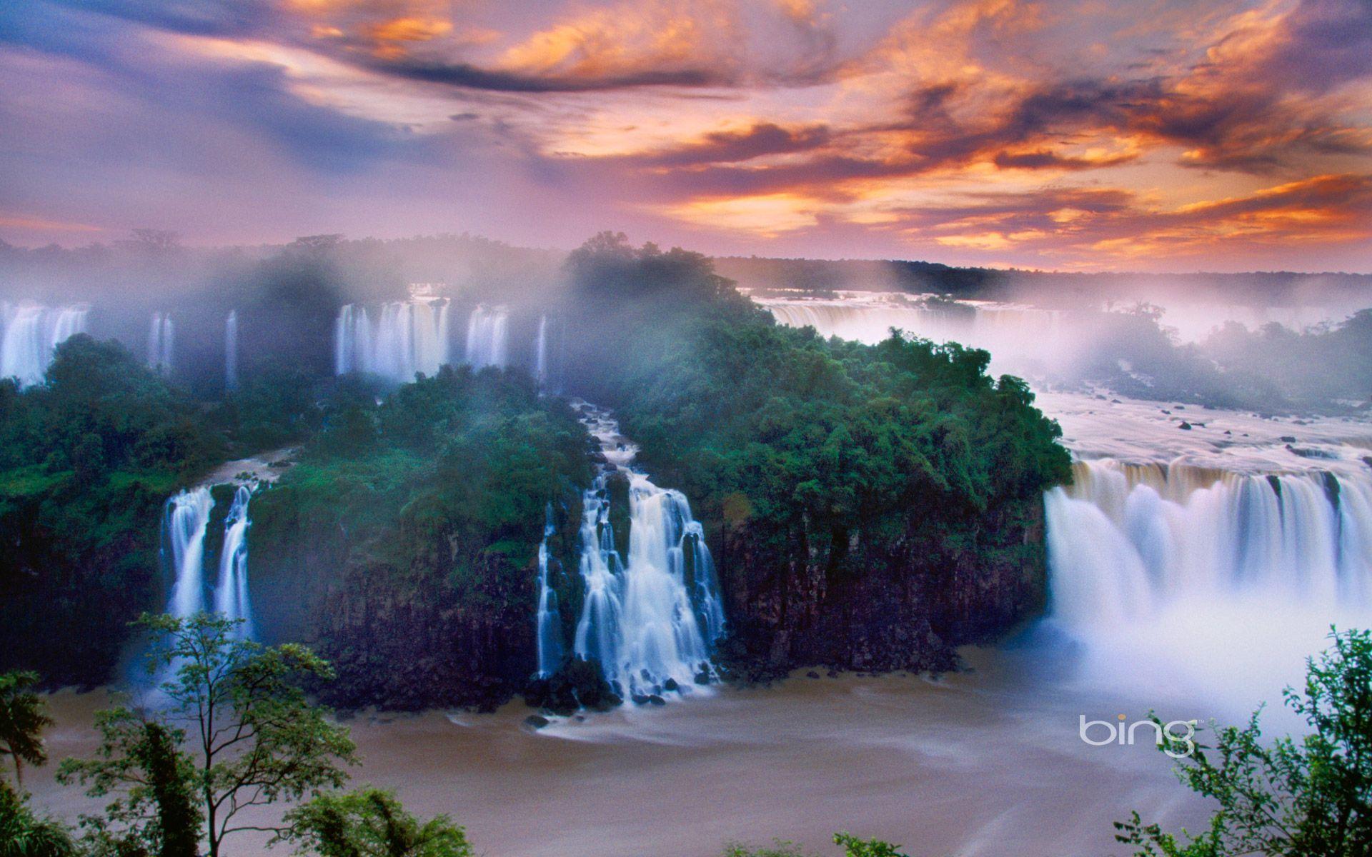 Pix For > Iguazu Falls Wallpapers