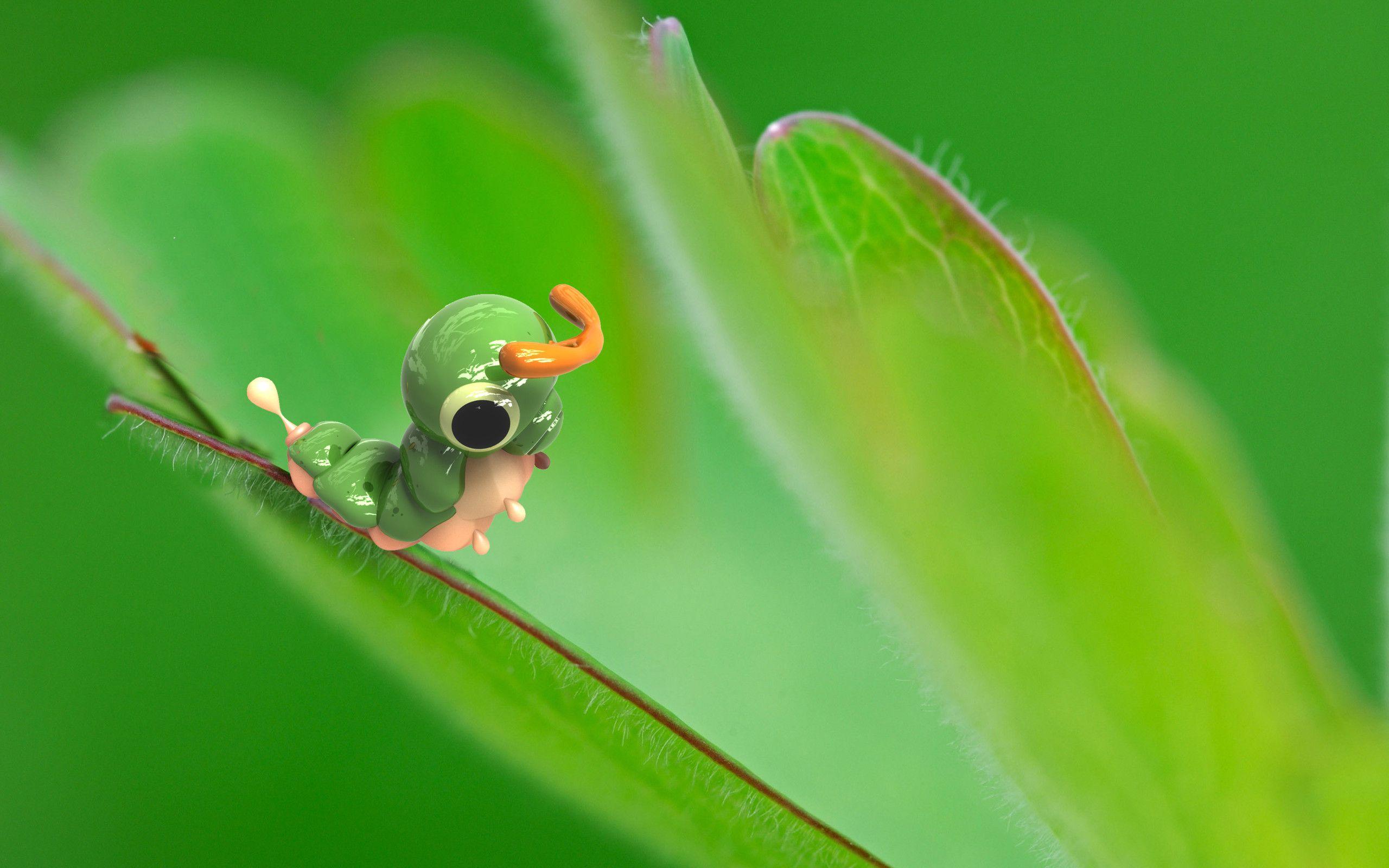 Reddit Pics: 3D Pokemon: Caterpie