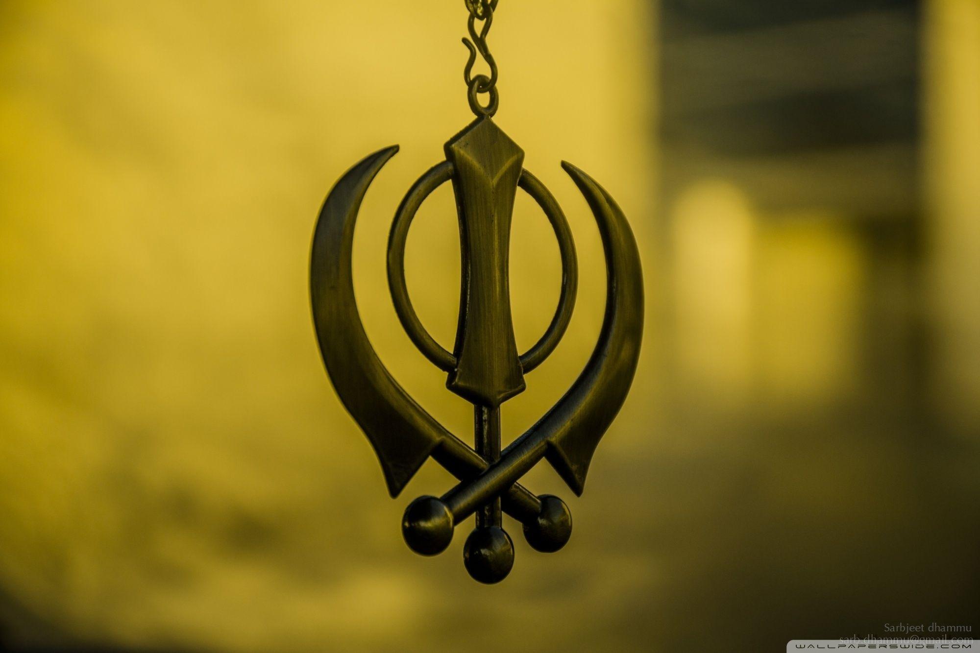 Khanda Symbol ❤ 4K HD Desktop Wallpapers for 4K Ultra HD TV • Wide