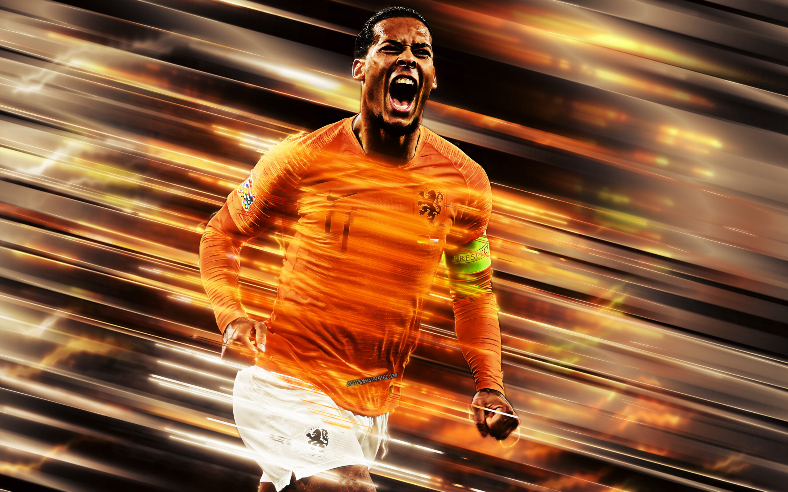 Download wallpapers Virgil van Dijk, Netherlands national football