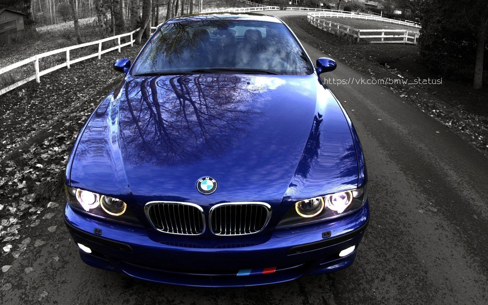 bmw e39 m5 sedan blue light HD wallpapers