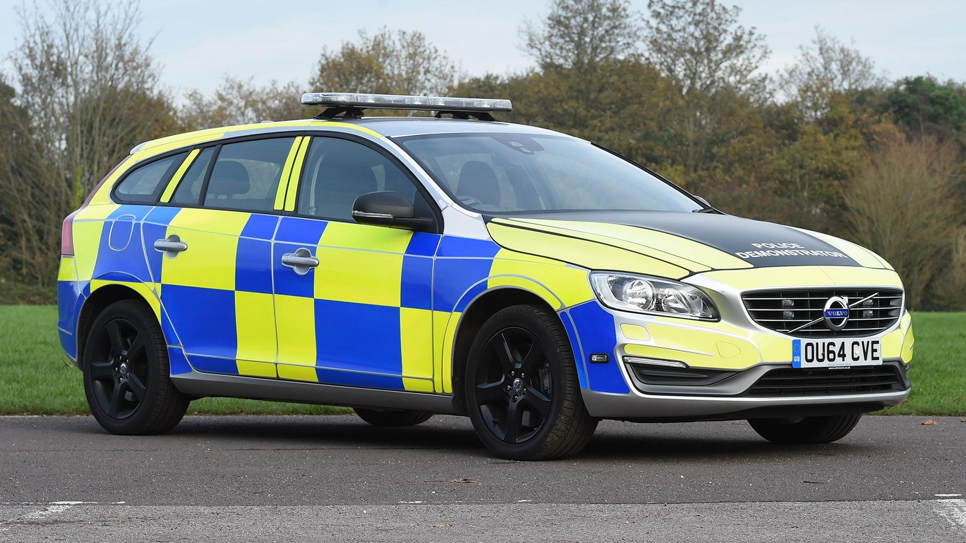 2013 Volvo V60 Police Full HD Wallpapers and Backgrounds Image