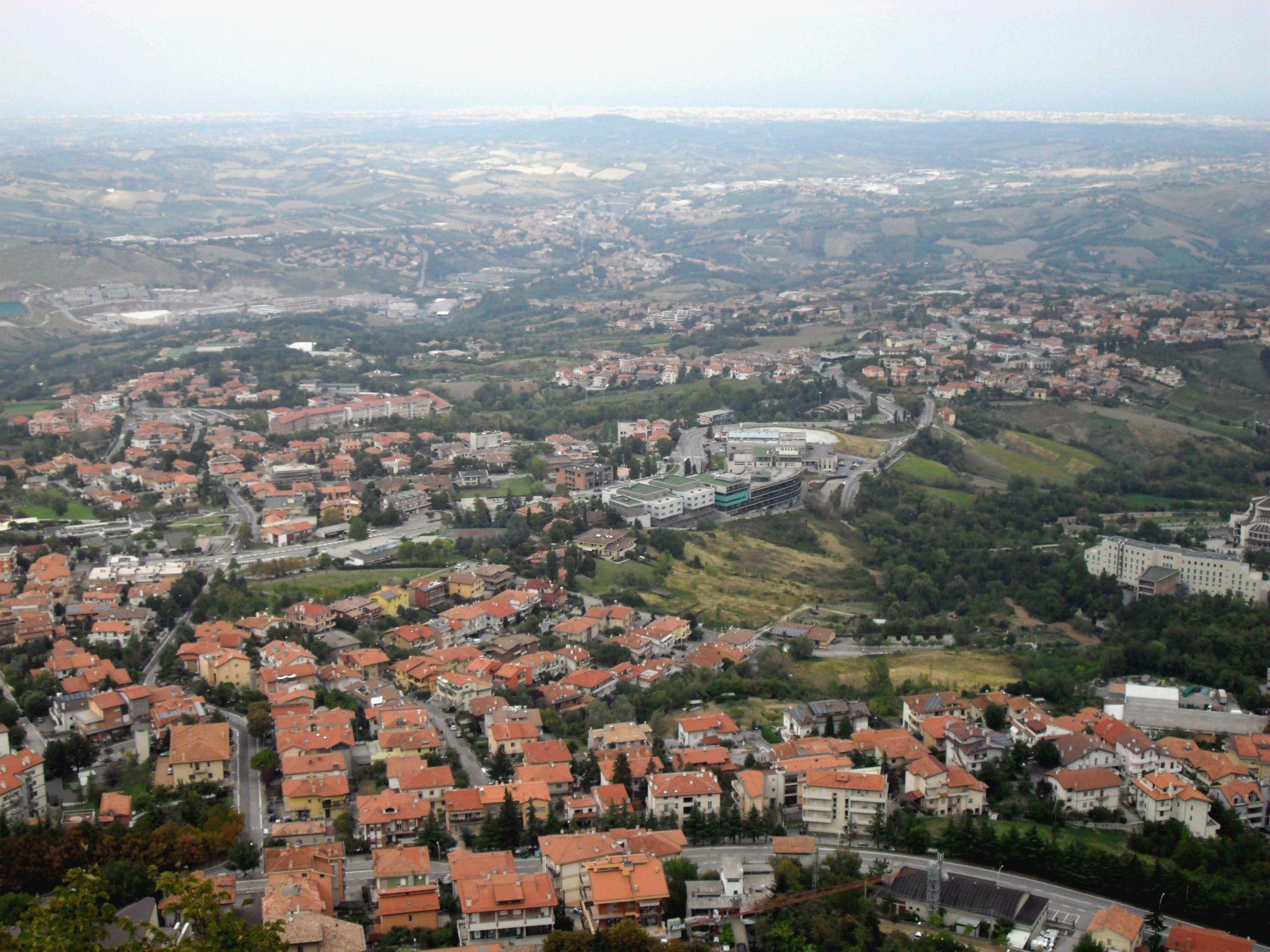 View from the hill in San Marino, Italy wallpapers and image