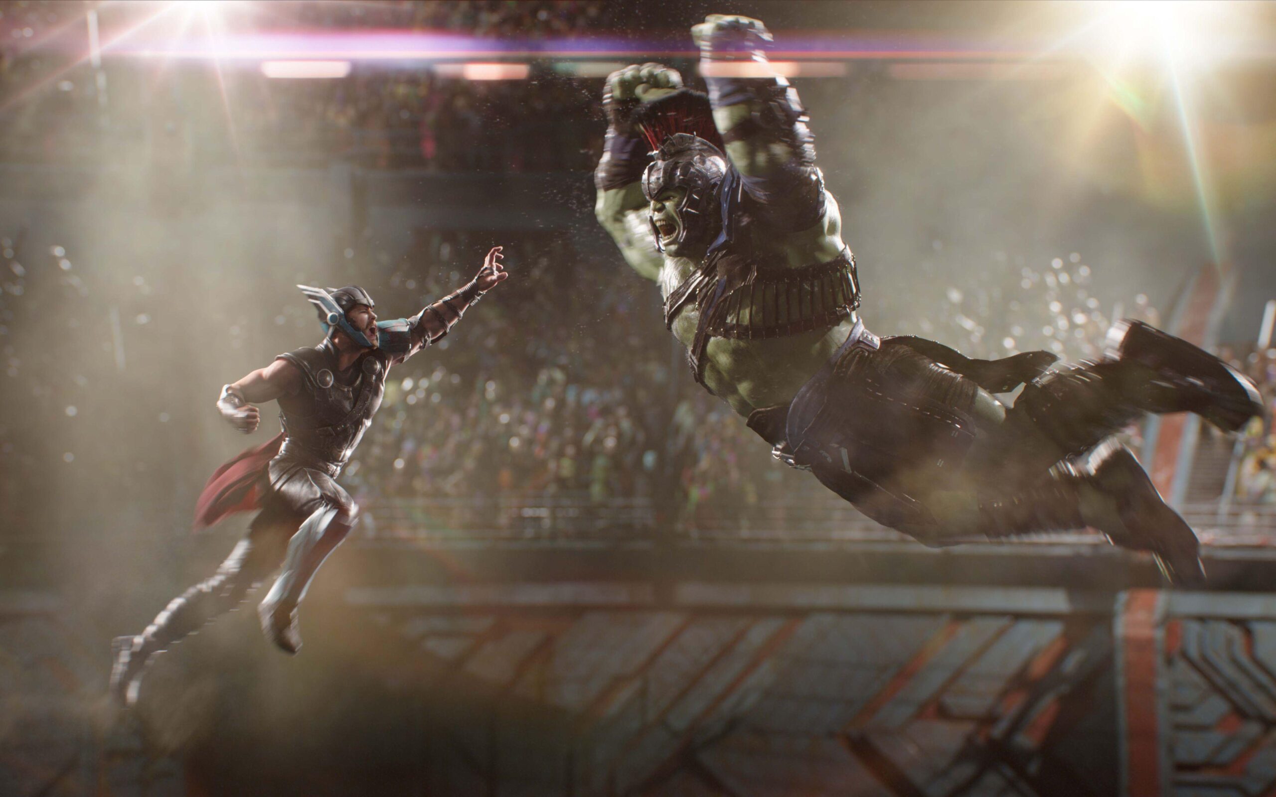 Thor Ragnarok Thor vs Hulk 4K Wallpapers