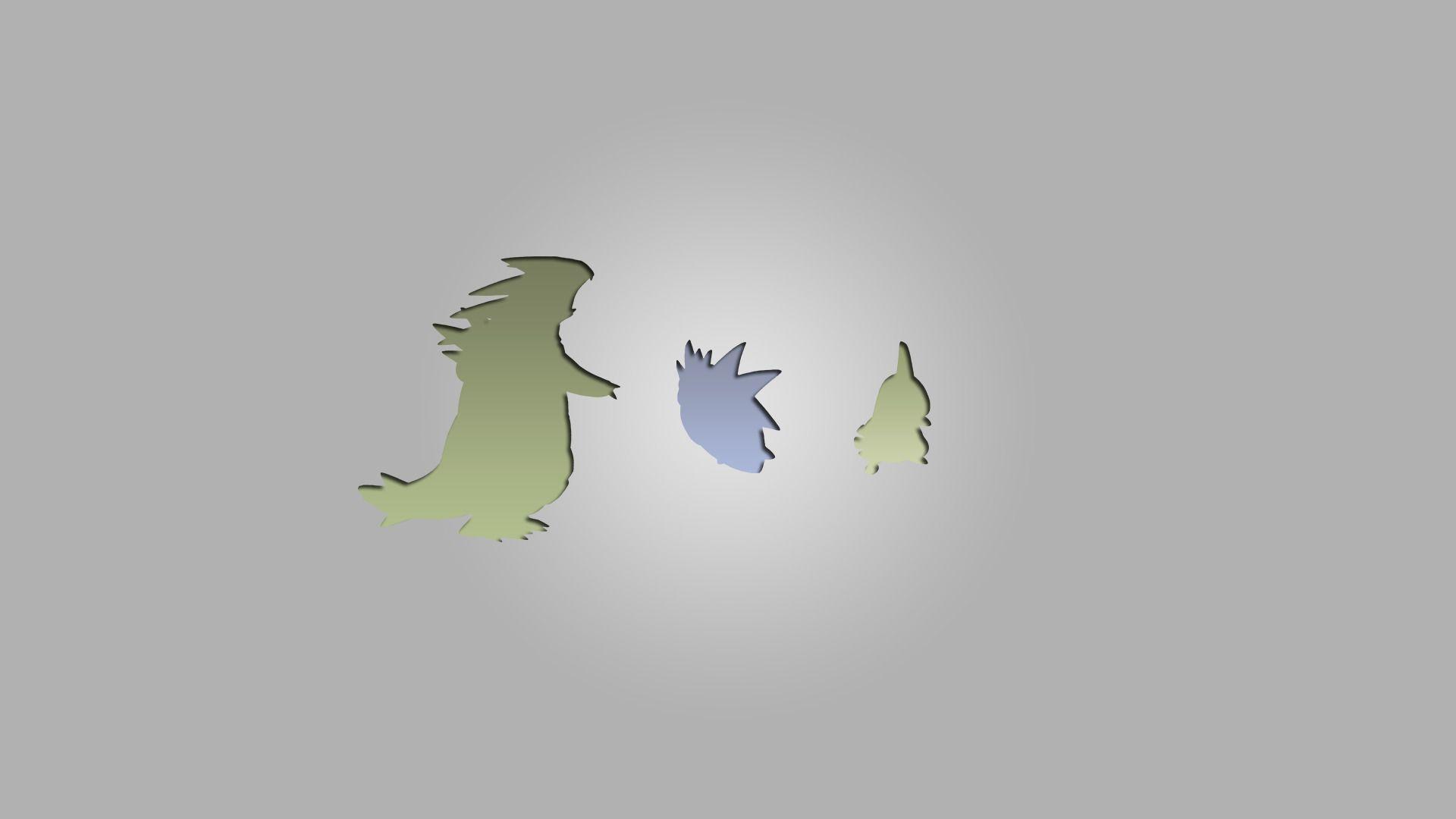 Tyranitar, Pokémon, Larvitar, Pokemon Second Generation, Minimalism