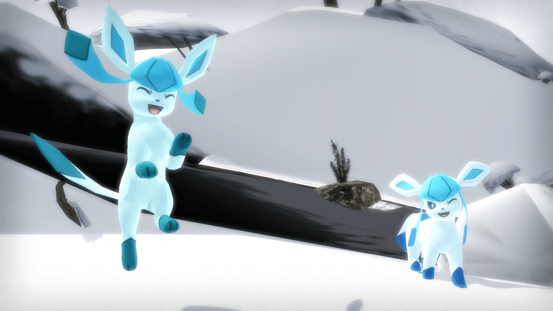 MMD PK Glaceon DL by 2234083174