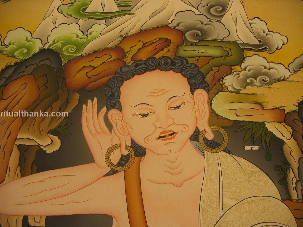 Guru Milarepa – Ritual Thanka