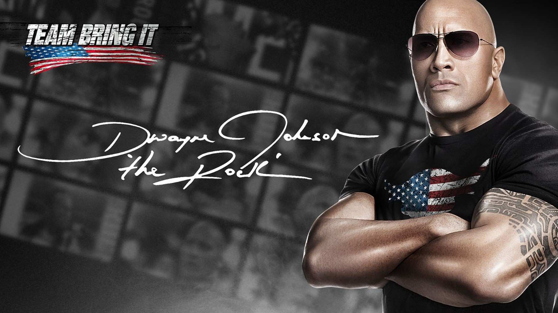 WWE The Rock Dwayne Johnson HD Wallpapers For Desktop