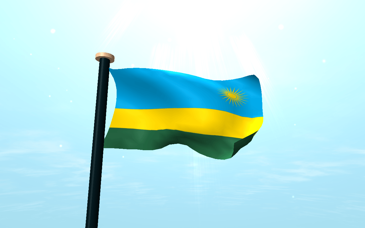 Rwanda Flag 3D Free Wallpapers