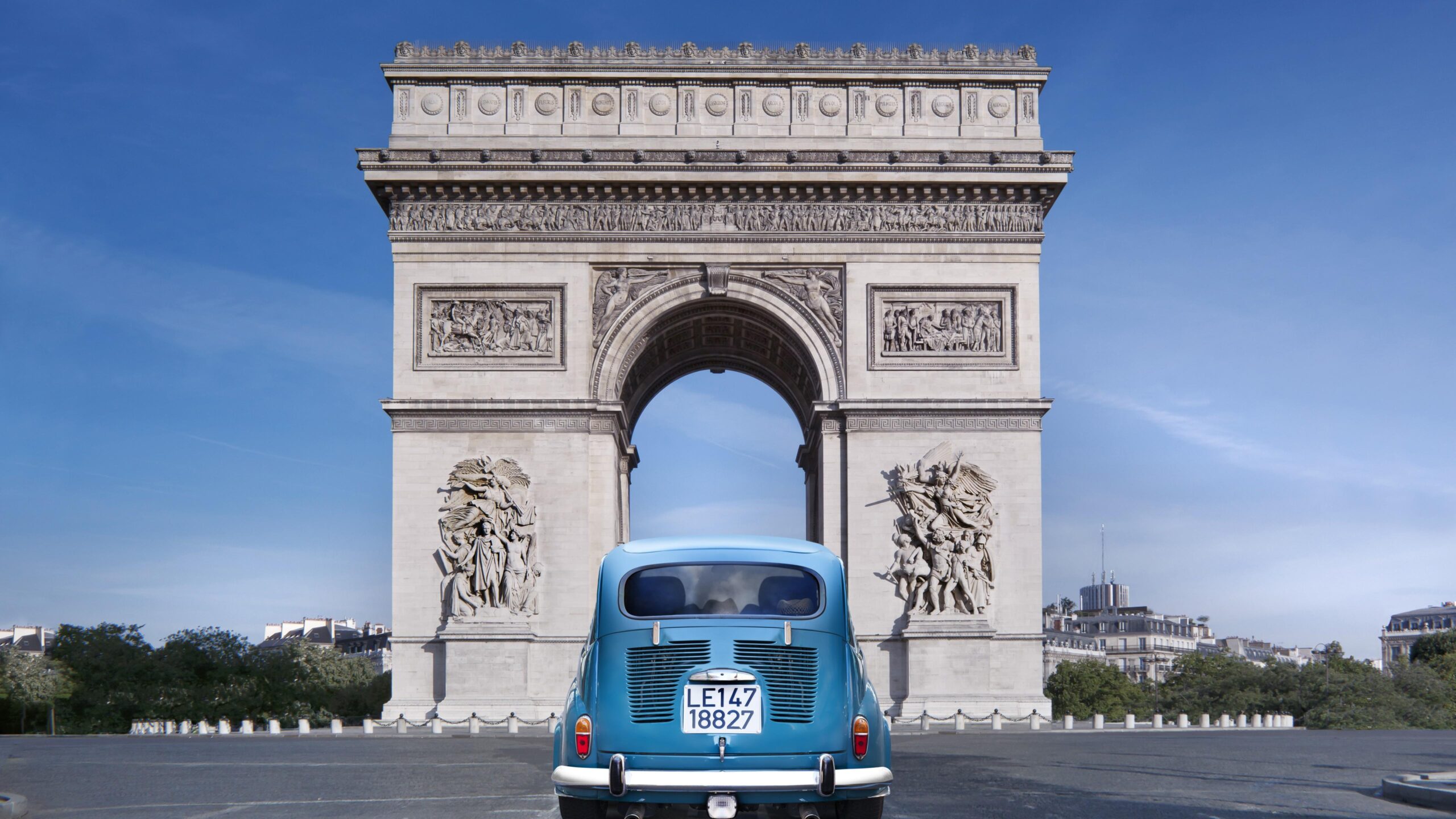 Wallpapers Paris, France, Arc de Triomphe, monument, travel, tourism