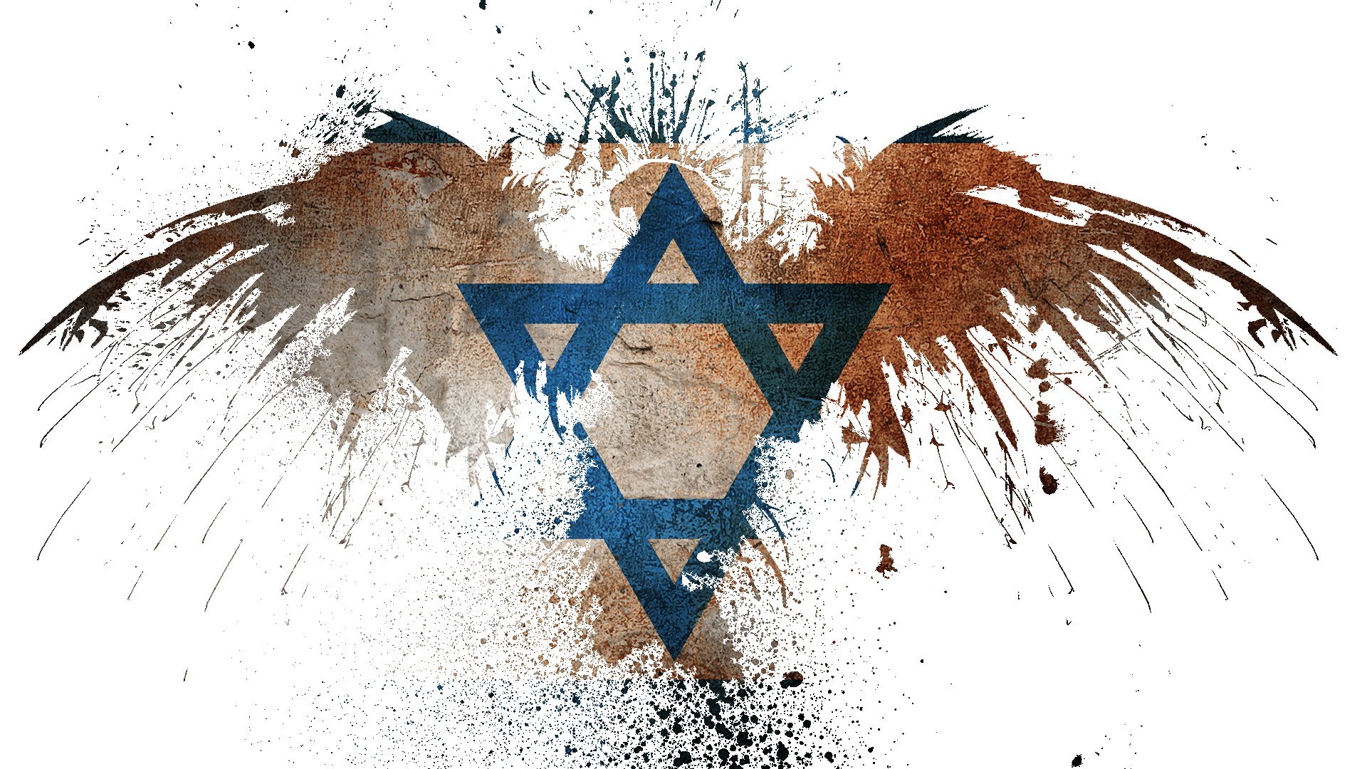 Israeli flag, the eagle Desktop wallpapers