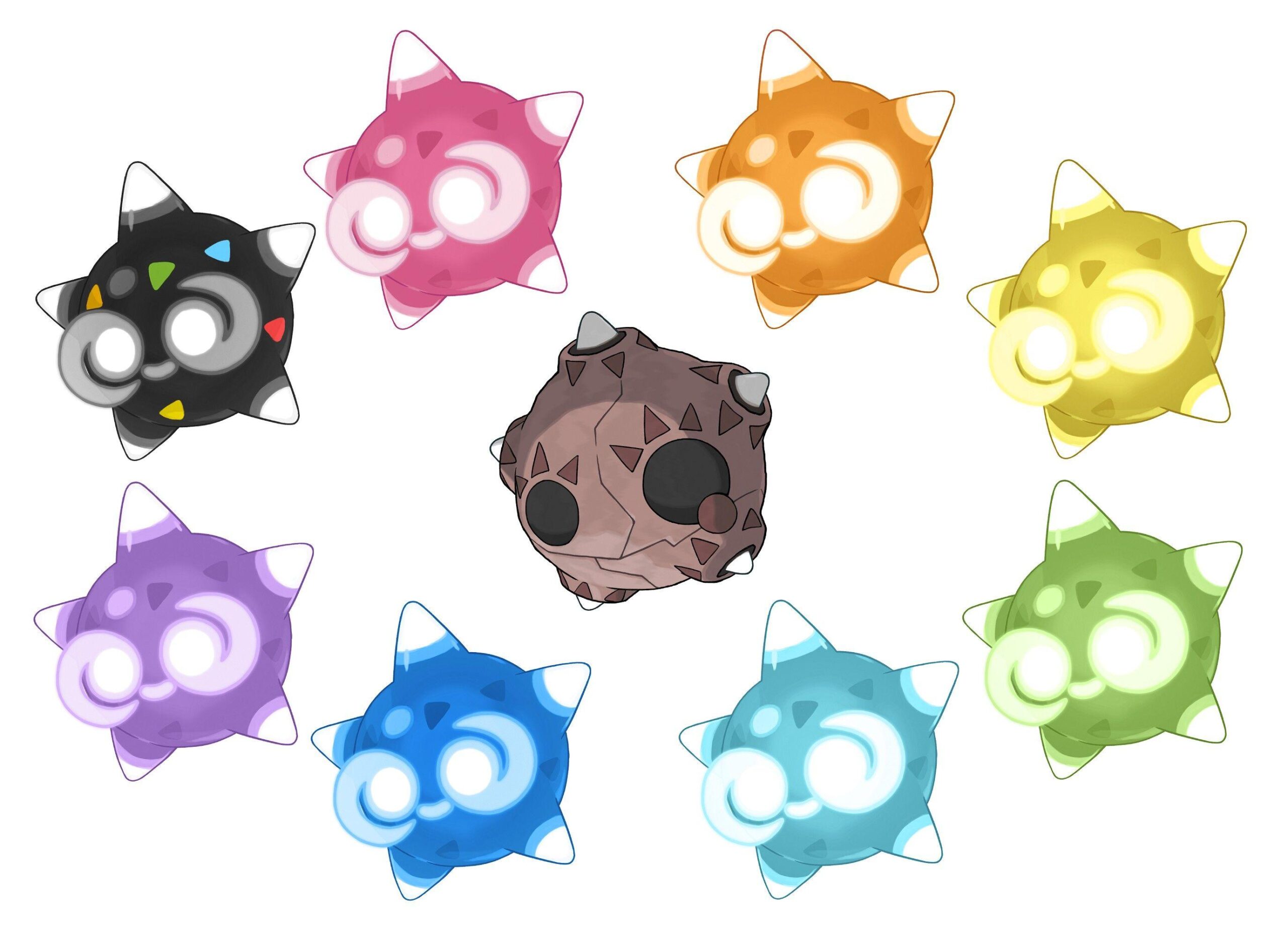 Minior Colors Pokemon