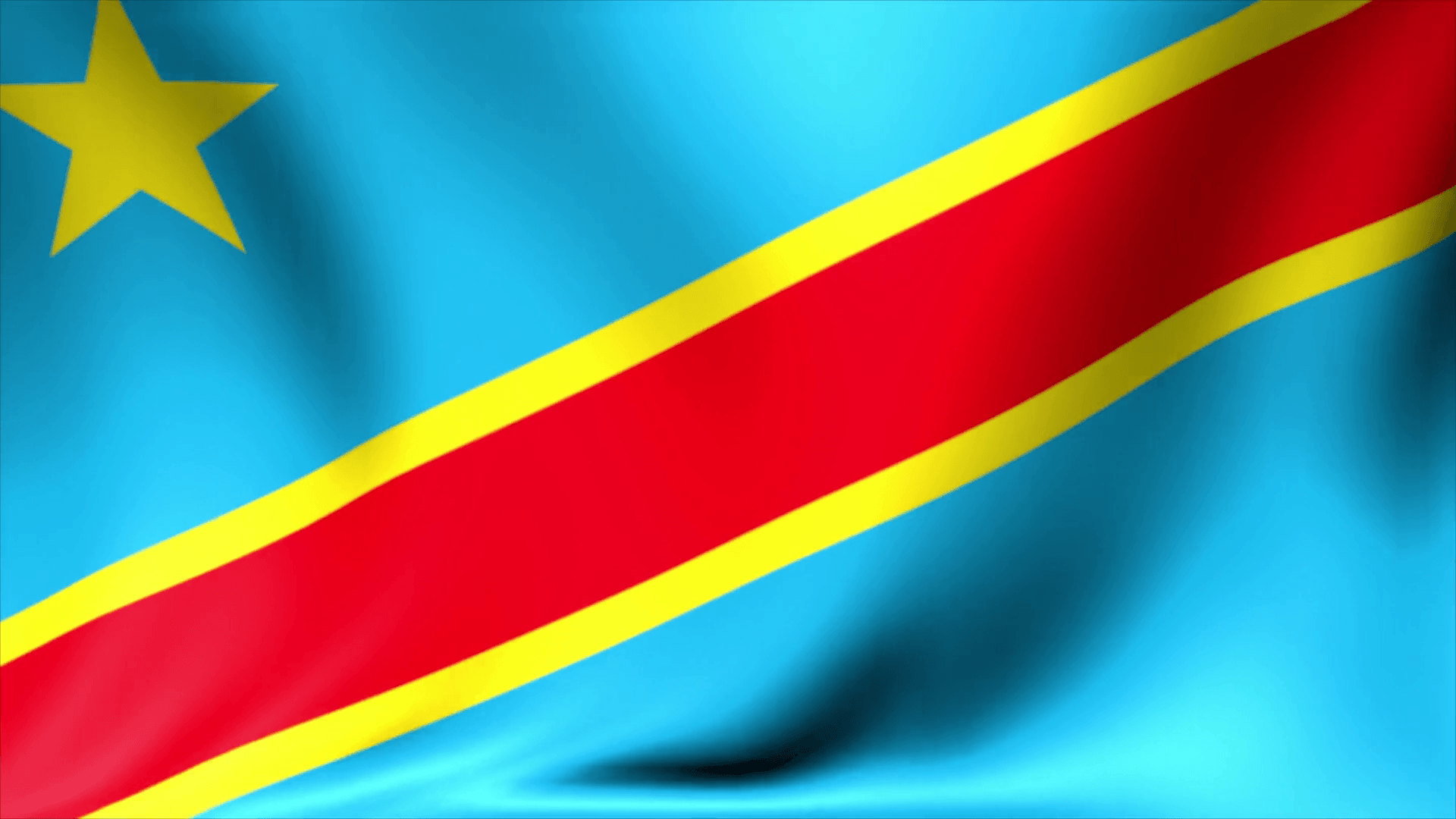 Democratic Republic of Congo Flag. Backgrounds Seamless Looping