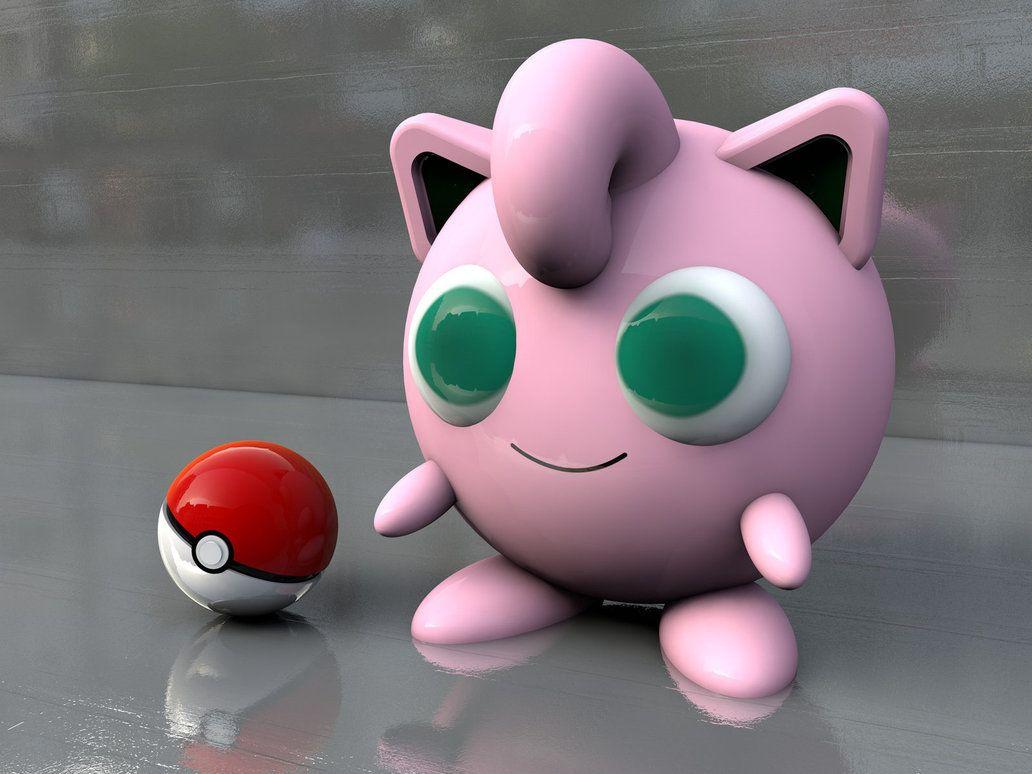 Jigglypuff 3D by dye