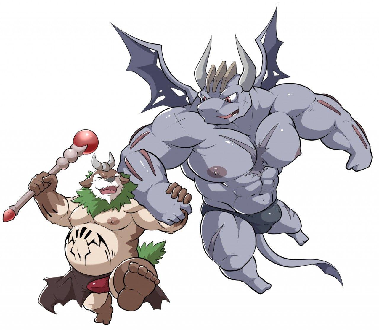 Summoner Gogoat & Familiar Machoke