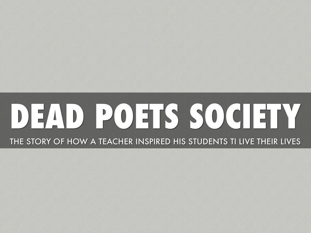 Dead Poets Society by Bob Jarrard