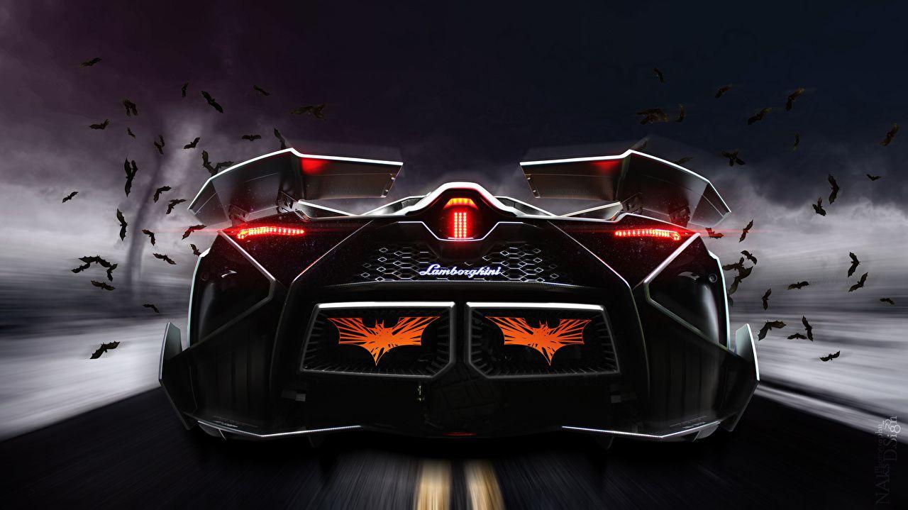 Wallpapers Lamborghini Egoista Luxury Cars Back view