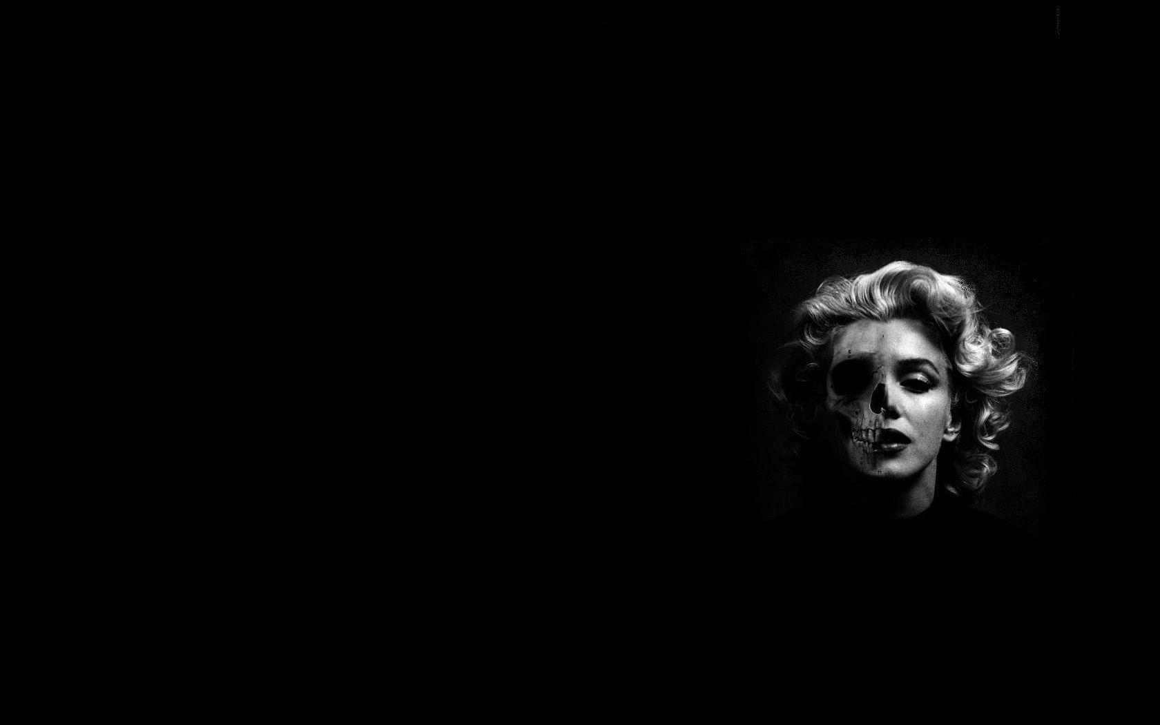 Marilyn Monroe skeleton wallpapers