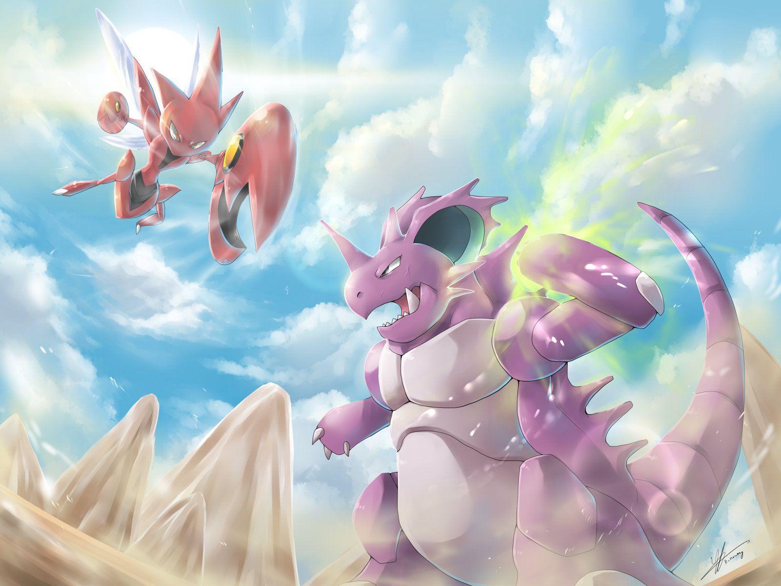 C] Nidoking vs Scizor! by R