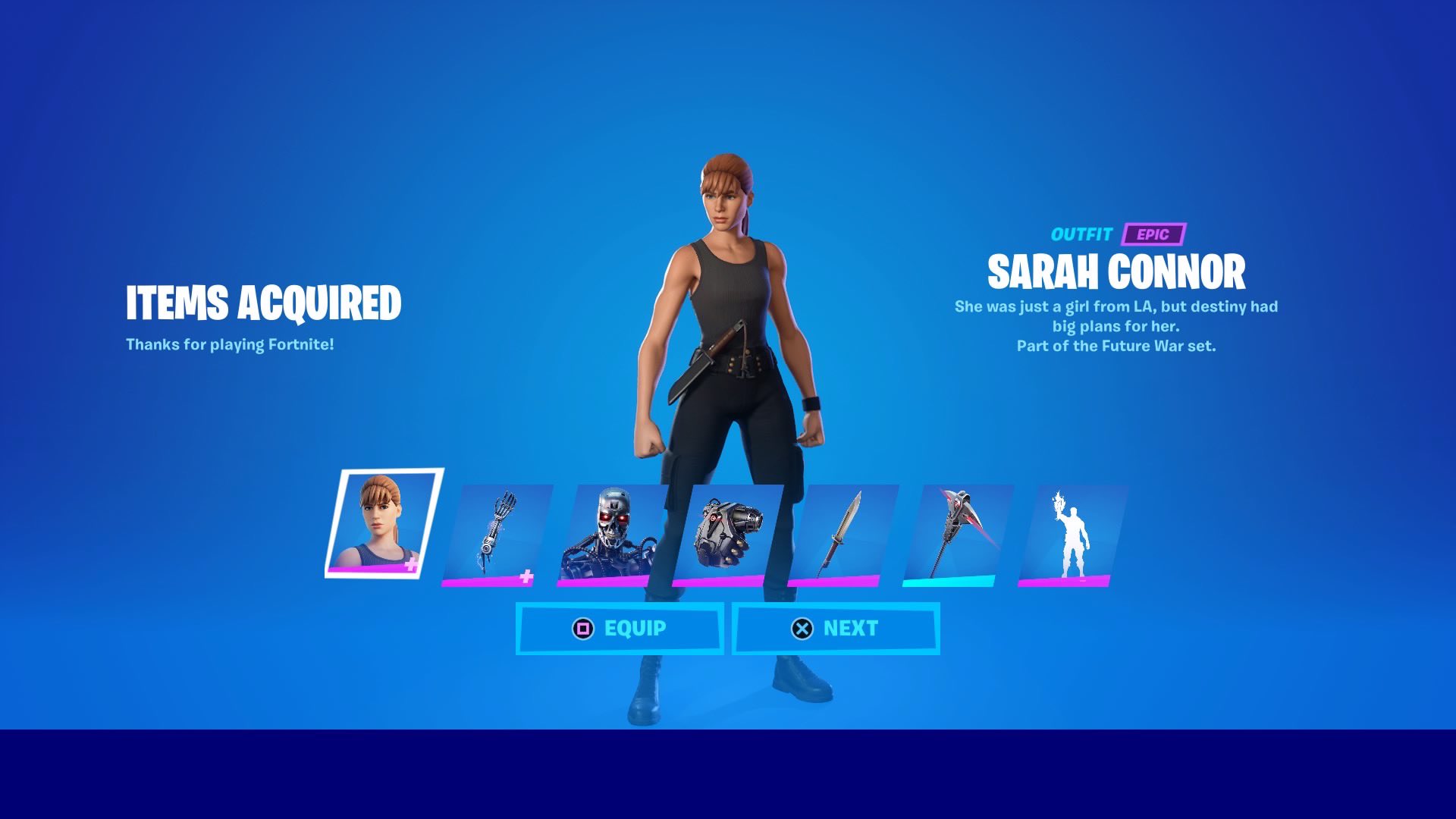 Sarah Connor Fortnite wallpapers