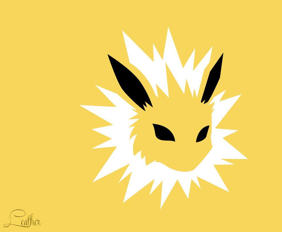 Jolteon Minimalistic Wallpapers HD by ArtistWannaB3