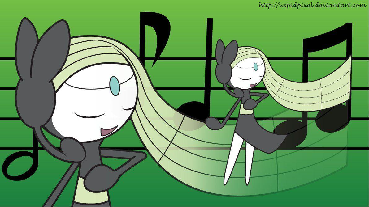 Meloetta Wallpapers by VapidPixel