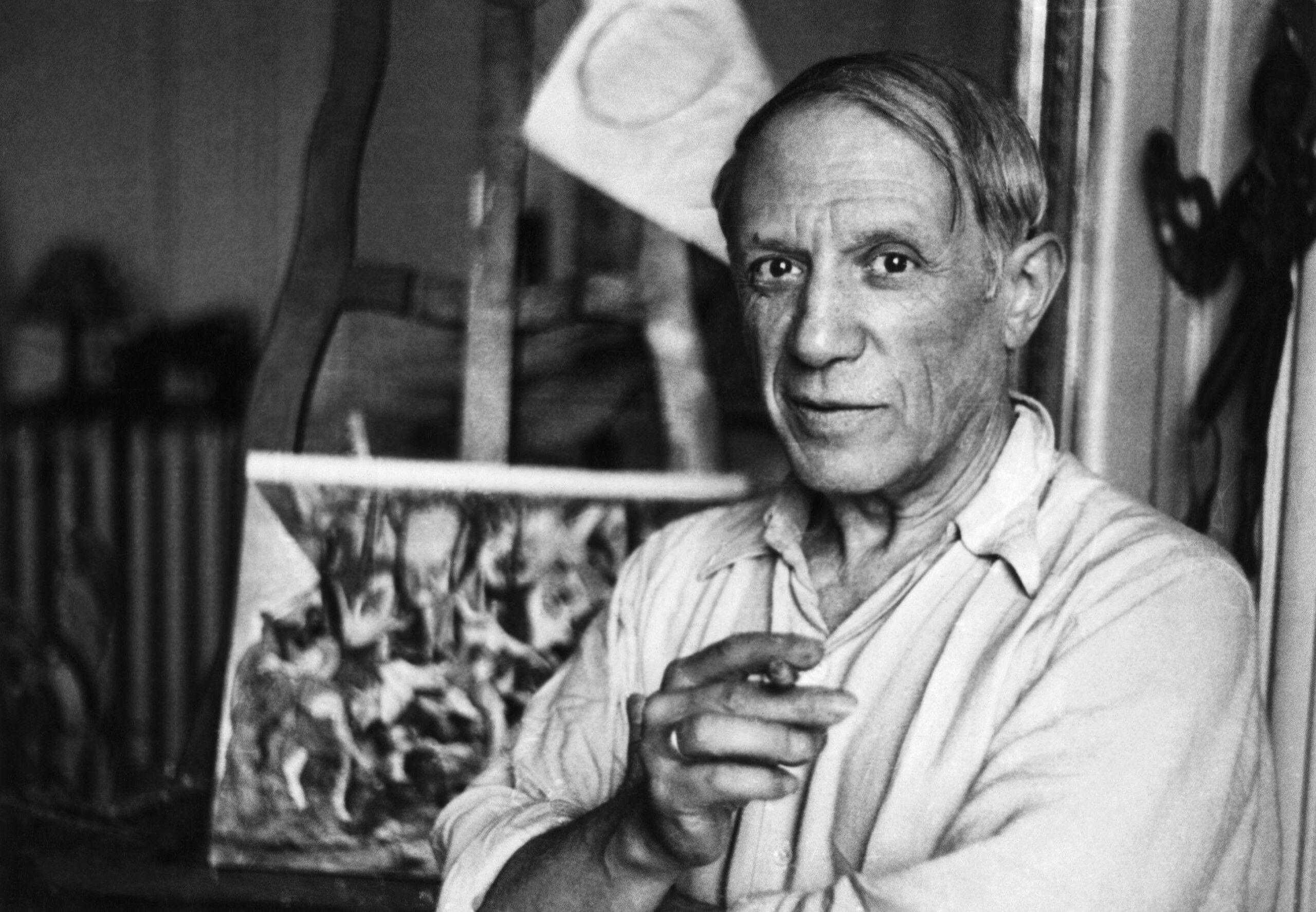 men painters pablo picasso cubism monochrome painting Wallpapers