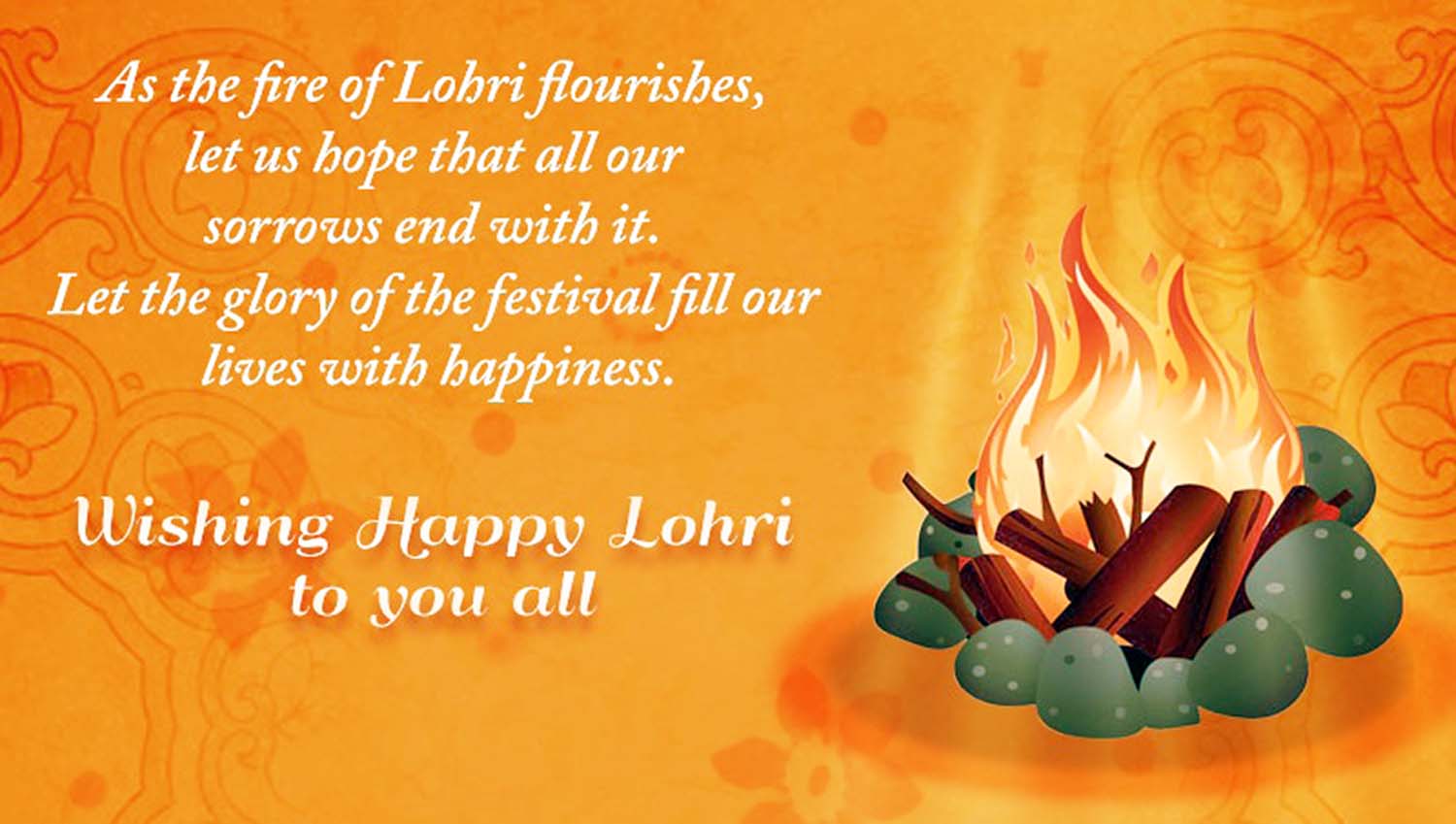 Happy Lohri 2018 Wallpapers, Image, Wishes, SMS