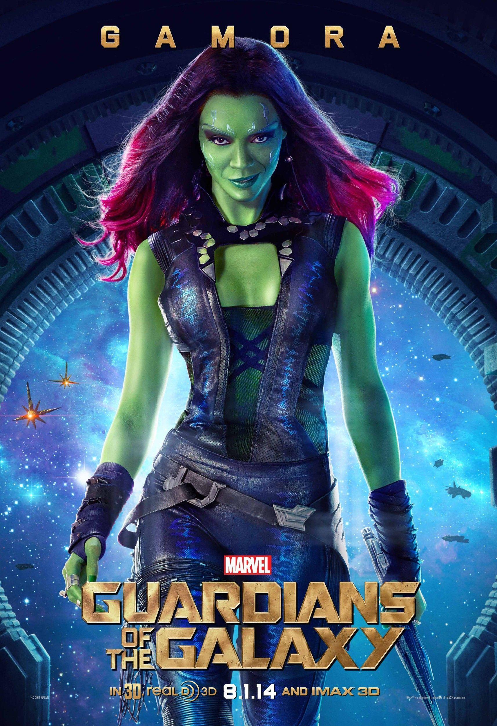 Gamora from Guardians of the Galaxy Desktop Wallpapers