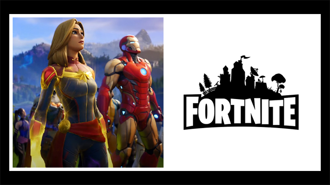 Captain Marvel Fortnite wallpapers