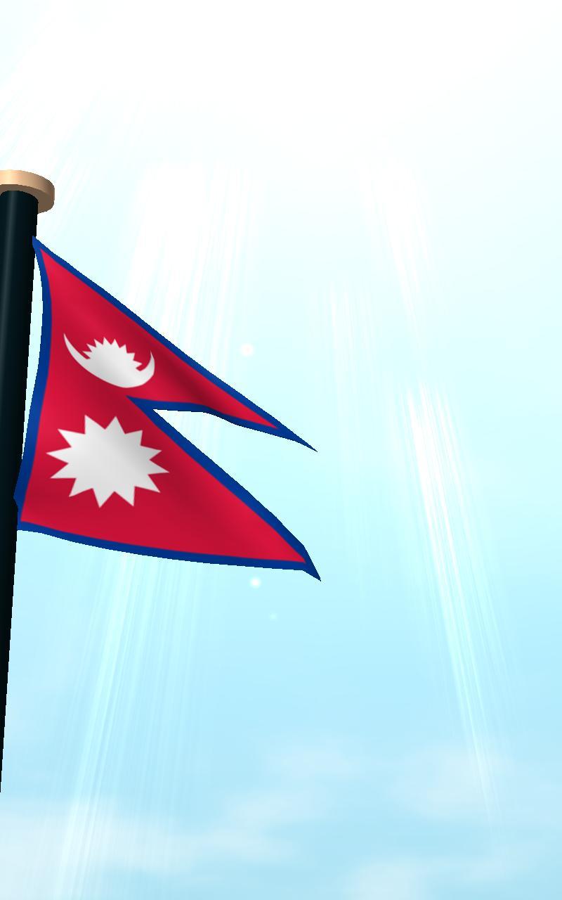 Nepal Flag 3D Free Wallpapers