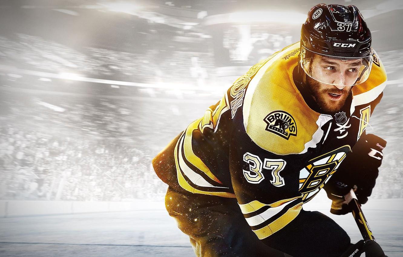 Wallpapers gloves, helmet, stick, hockey, player, EA Sports, Bruins