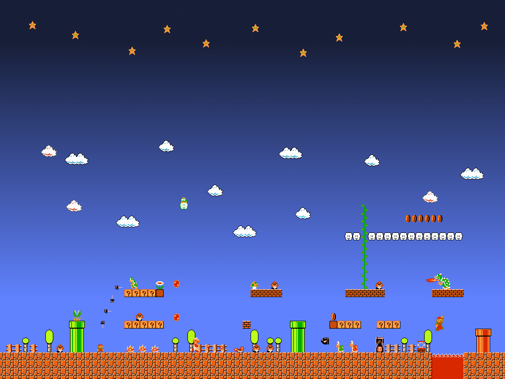 Super Mario Bros. Wallpapers by redterrorNMD