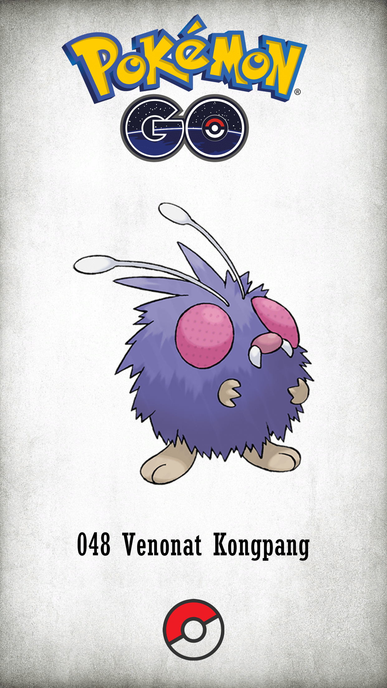 048 Character Venonat Kongpang