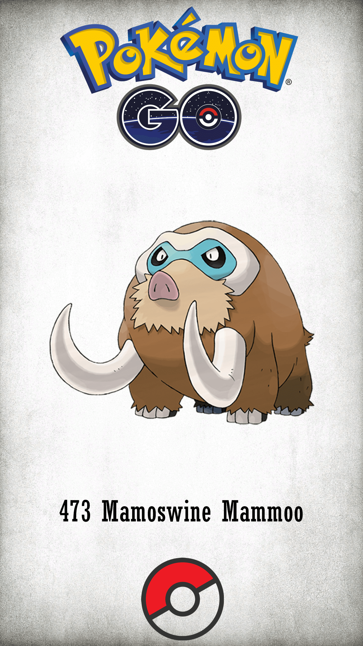 473 Character Mamoswine Mammoo