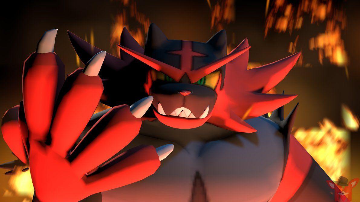 Pokemon SFM: Incineroar by Mikol1987