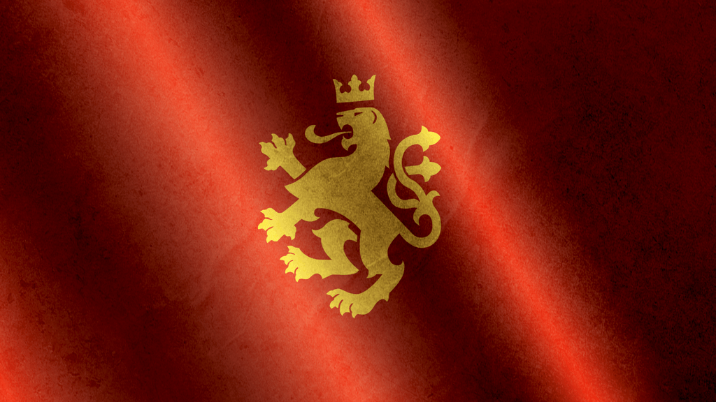 Golden Lion Realistic Flag Wallpapers 1