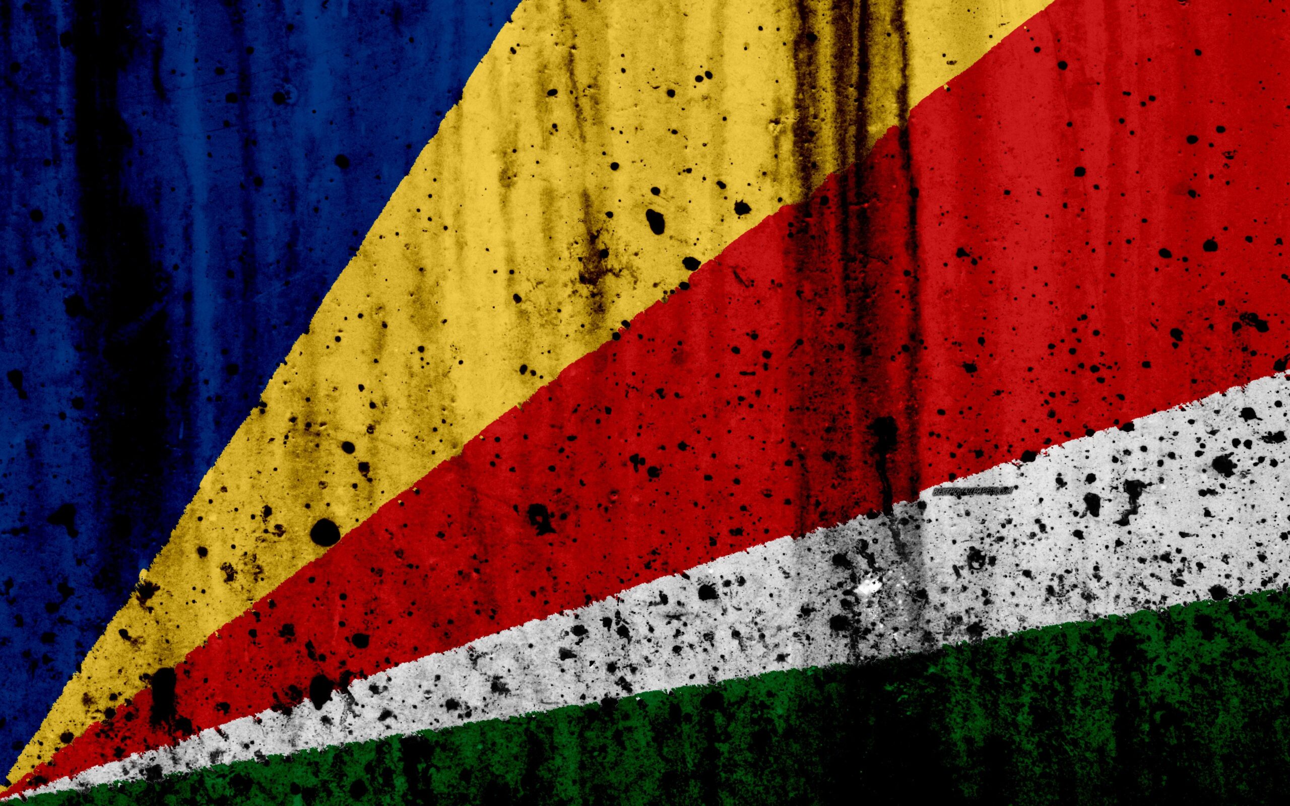 Download wallpapers Seychelles flag, 4k, grunge, flag of Seychelles