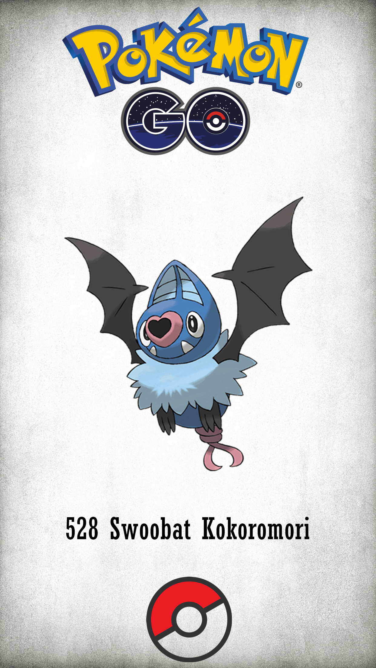 528 Character Swoobat Kokoromori