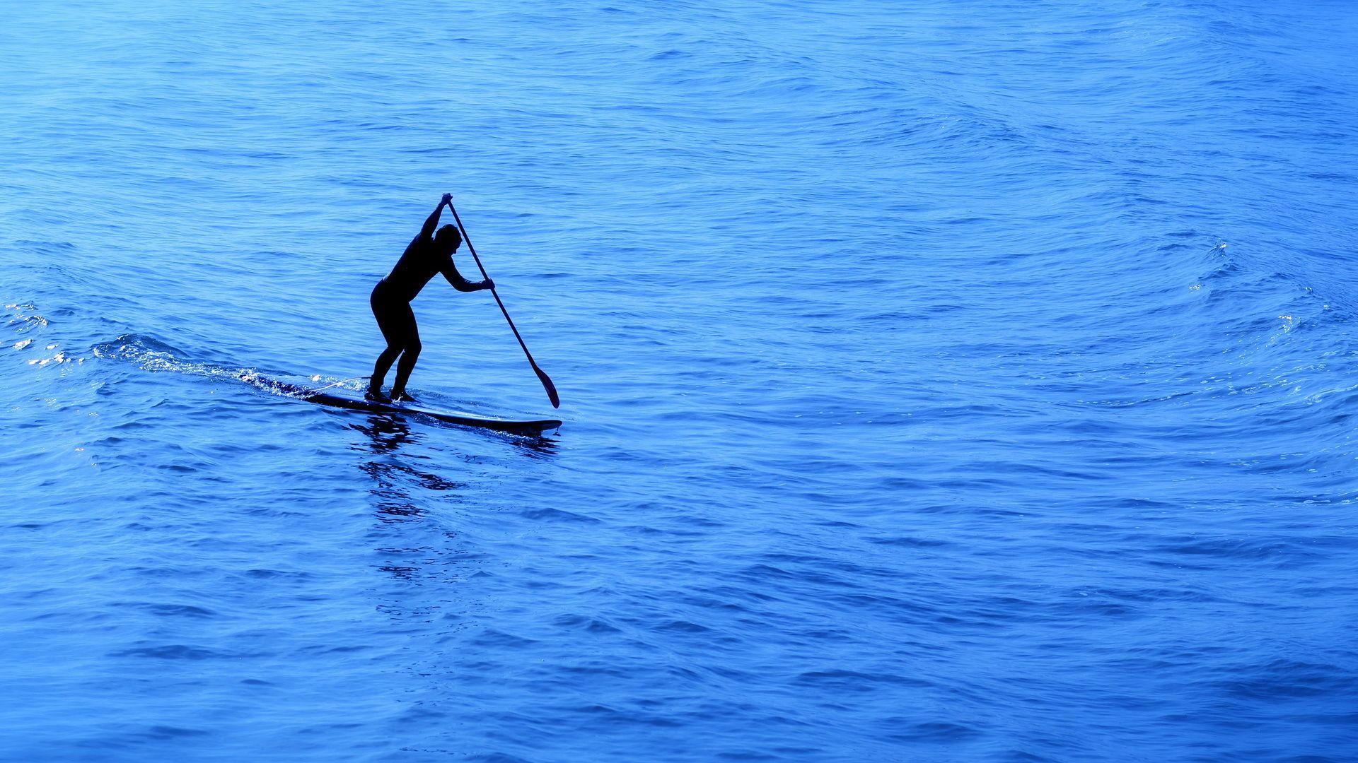 Ocean SUP Surfing full HD wallpapers