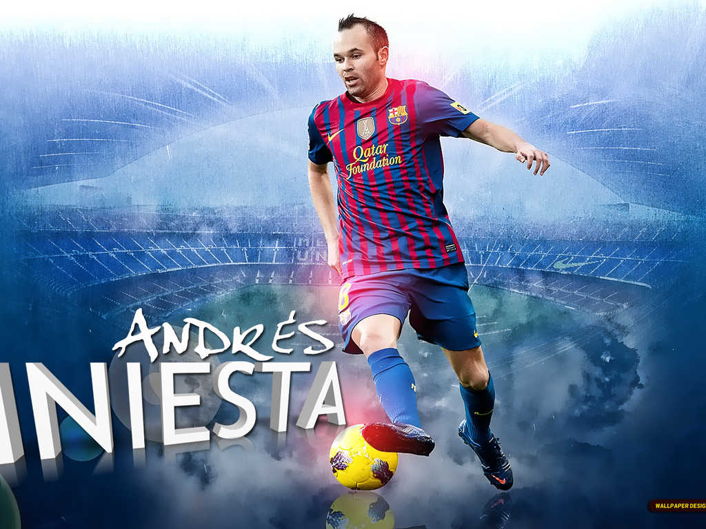 All Soccer Playerz HD Wallpapers: Andres Iniesta New HD Wallpapers