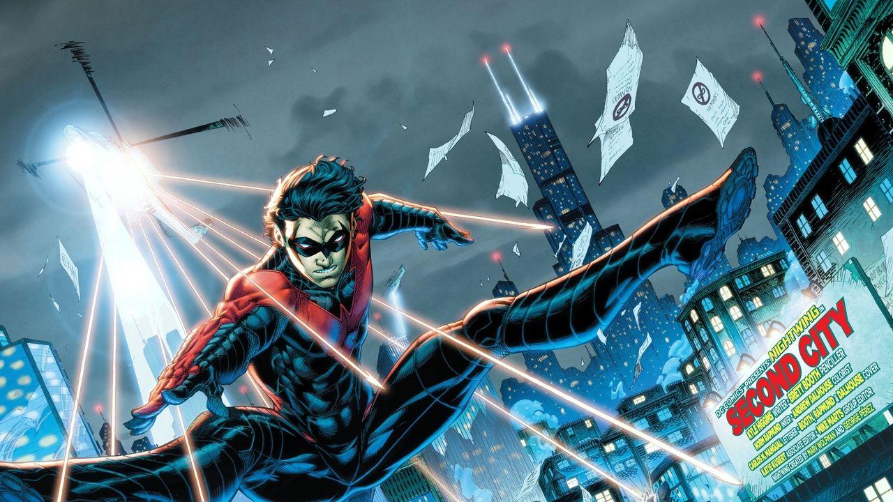 Wallpapers nightwing, dc comics, robin, dick grayson, detective