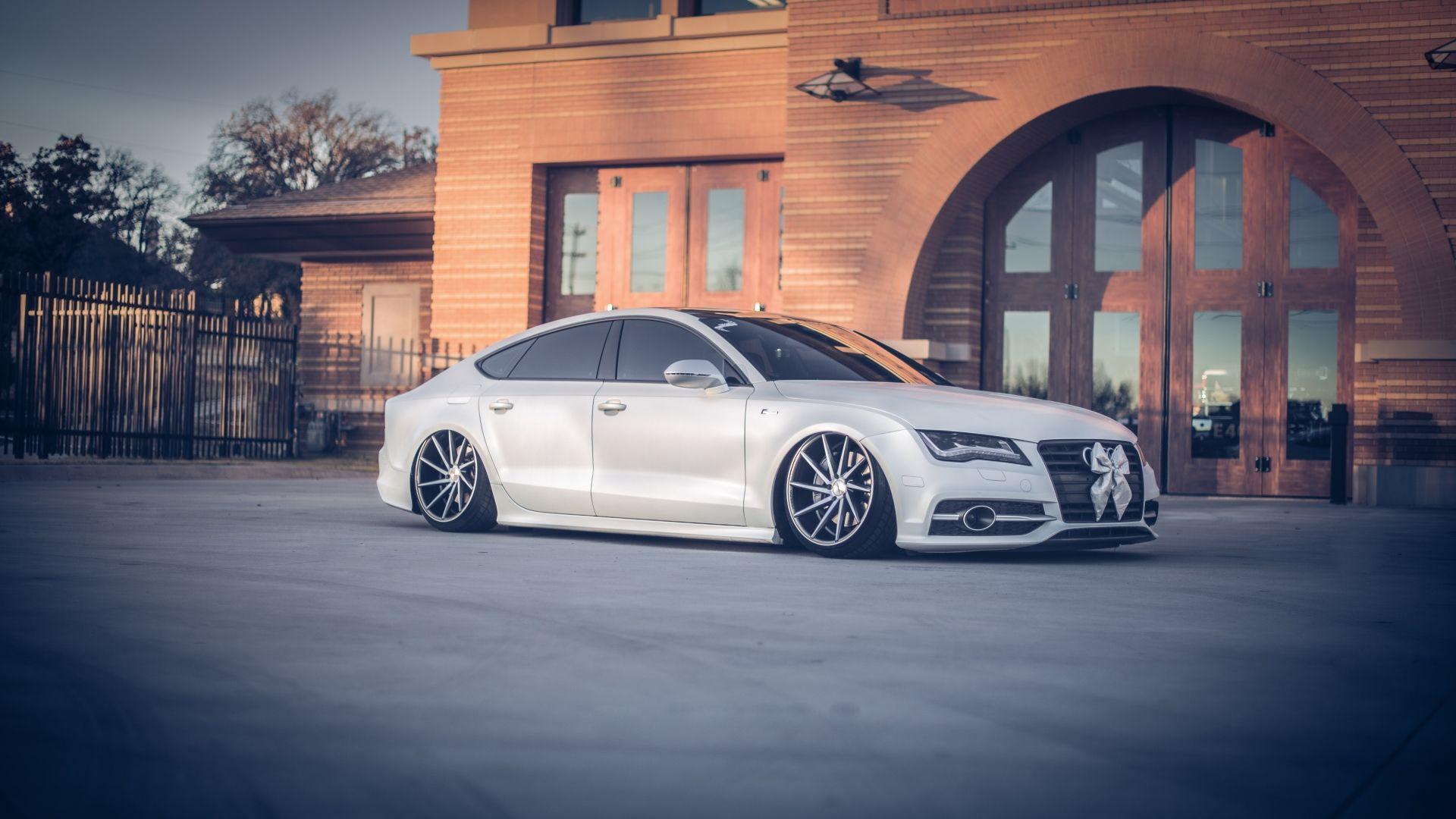 Download Wallpapers Audi, A7, Vossen, Tuning, Wheels Full