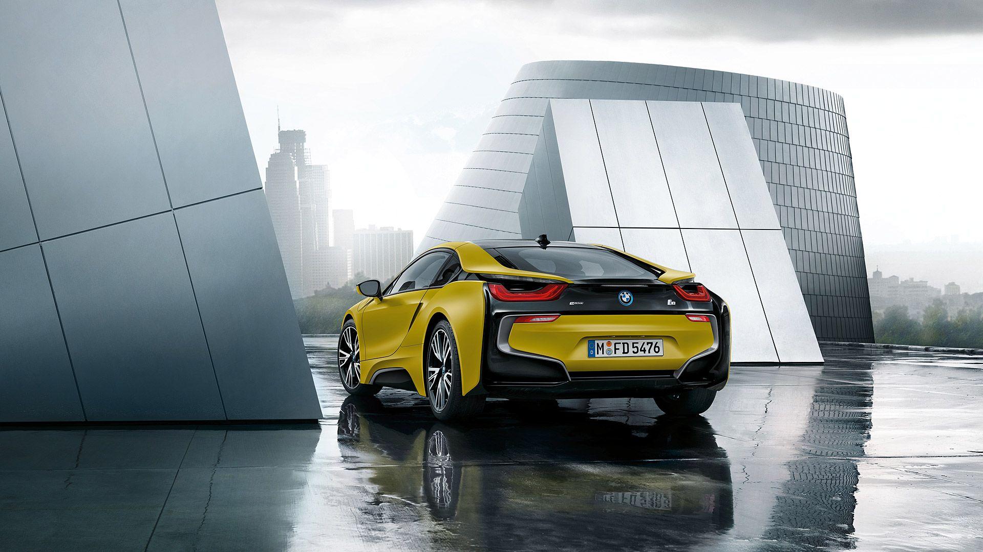 2018 BMW i8 Protonic Frozen Yellow Wallpapers & HD Image